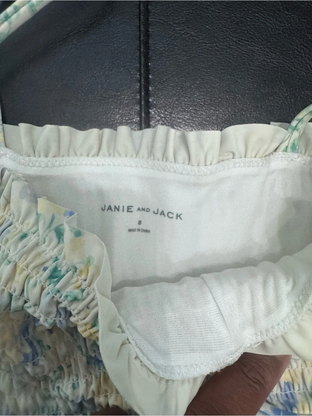 Janie and Jack smocked bodice